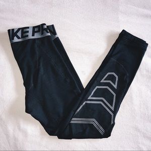 Black Nike Pro Full Length Men’s Leggings